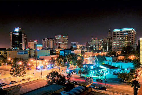 Downtown San Jose at Night