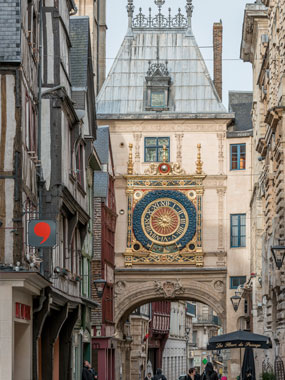 Gros Horloge in Rouen