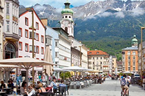 The Old Town in Innsbruck