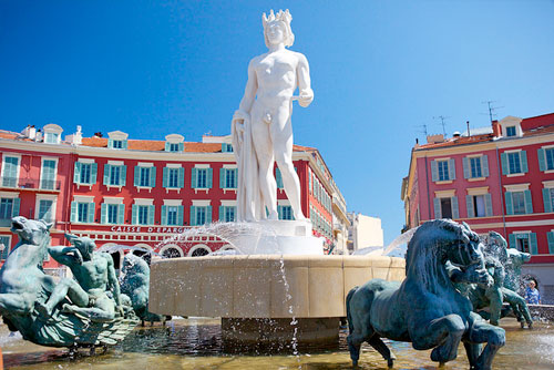 Place Massena in Nice, France