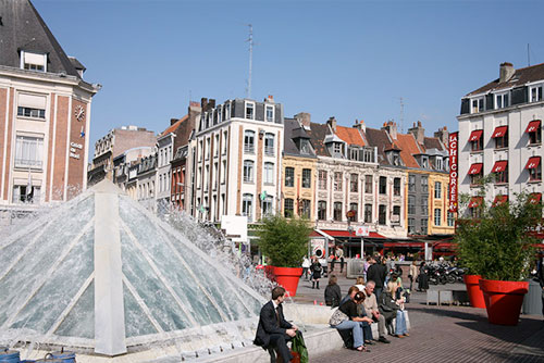 Place Rihour in Lille