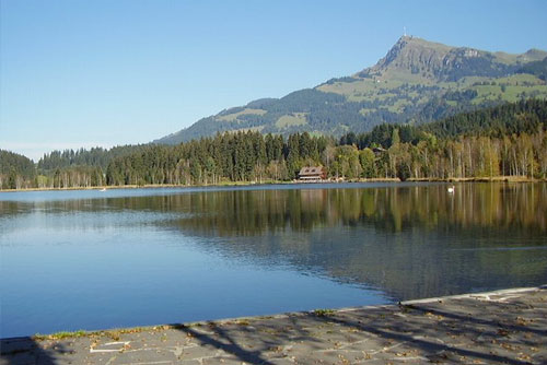 Schwarzsee Lake in Kitzbuhel