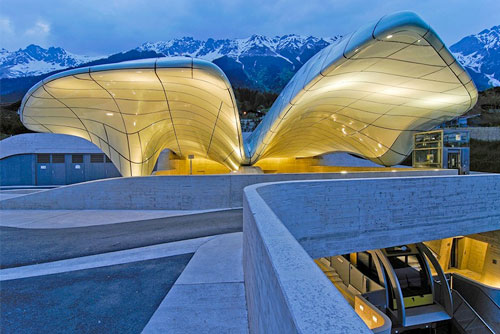 Hungerburg Funicular in Innsbruck