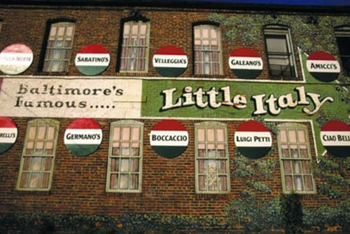 Little Italy in Baltimore