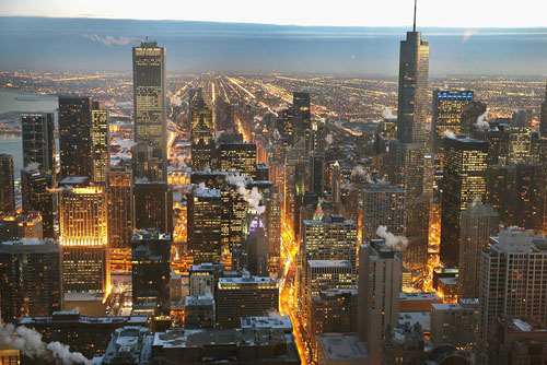 Chicago City Skyline