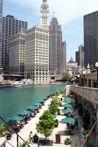 The Chicago River Walk