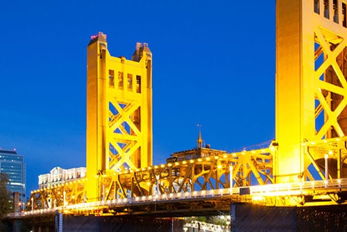 Tower Bridge in Sacramento