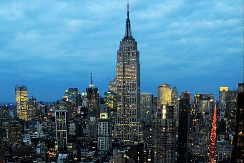 The Empire State Building in NY