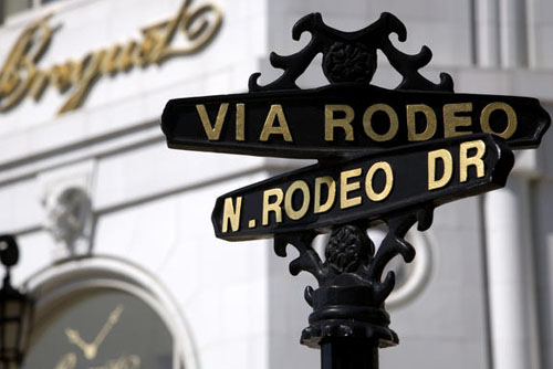 Rodeo Drive in Los Angeles Rodeo Drive in Los Angeles