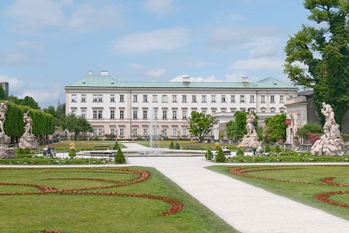 The Mirabell Palace in Salzburg