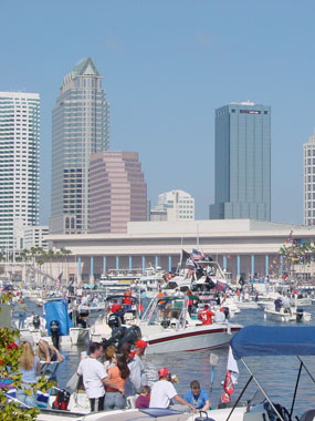 Tampa Bay Skyline and Convention Center