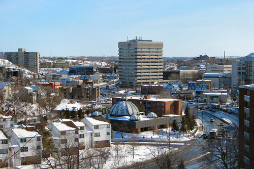 Tom Davies Square in Downtown Sudbury