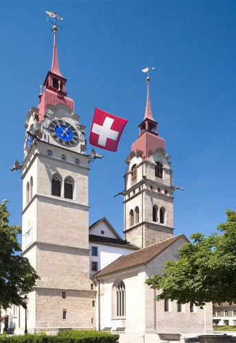Eglise municipale Avec Tours Jumelles in Winterthur