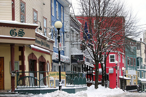 George Street in St John's Newfoundland