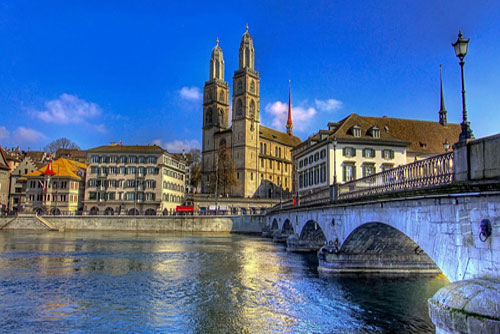 Grossmunster Cathedral in Zurich