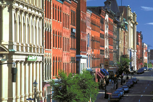 Historic Prince William Street in Saint John