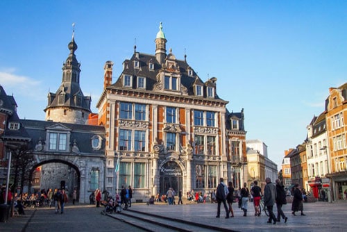 Place d'Armes in namur belgium