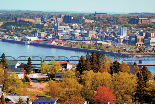 Saguenay River to Downtown Chicoutimi