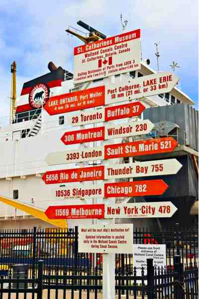 St Catharines Museum Directional Signs