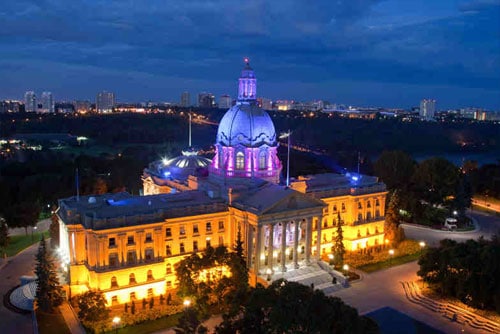 Alberta Legislature Building in Edmonton