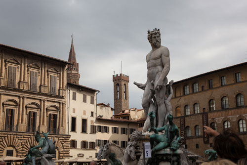 Fountain of Neptune in Florence