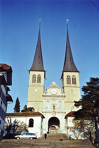 Hofkirche Church in Lucerne
