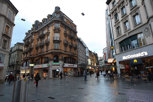 Lausanne Switzerland Street