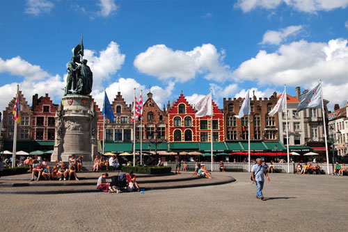 Market in Bruges