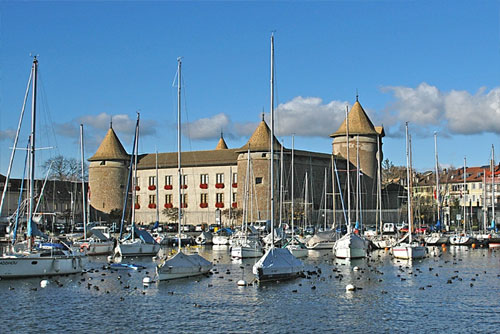 Morges Castle in Lausanne