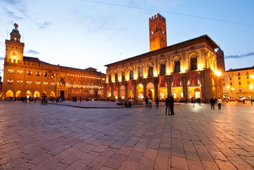 Ppiazza Maggiore in Bologna