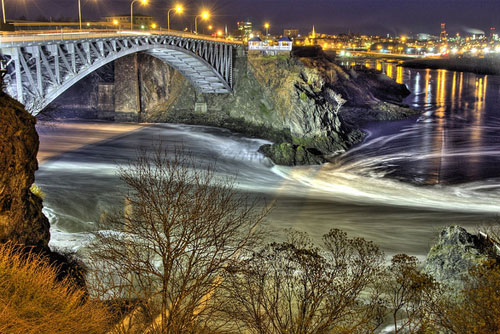 Reversing Falls in Saint John