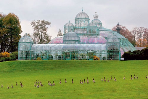 Royal Greenhouses of Laeken in Brussels