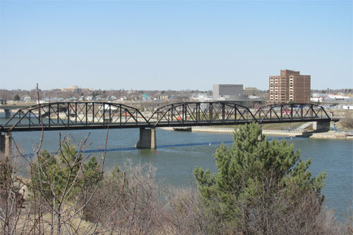 South Saskatchewan River in Saskatoon