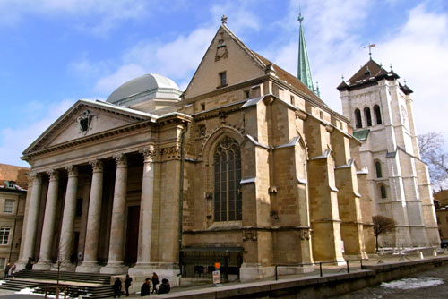 St Pierre Cathedral in Geneva