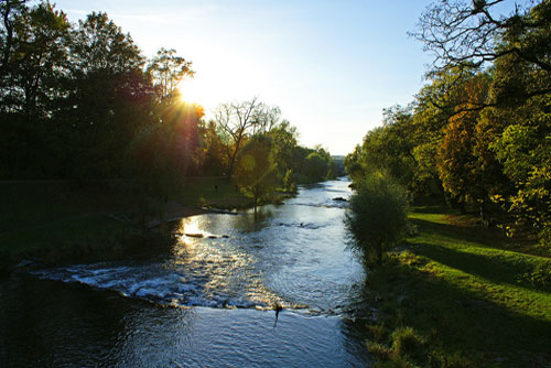 Wiese River in Basel