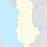 Durres city map, Albania