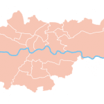 Poland's Krakow city map