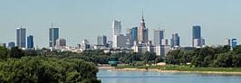 Warszawa city panorama