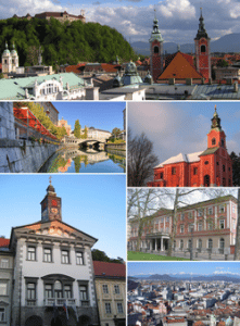 Ljubljana city features, Slovenia