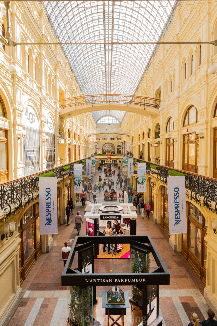 GUM Department Store Best Destinations to Explore in Moscow with a Travel Courtesan