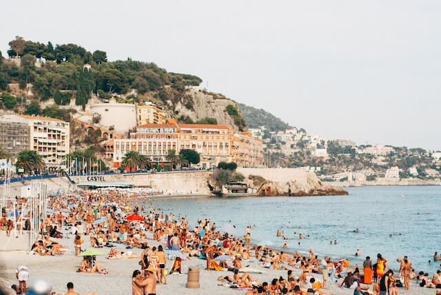 Beach in Nice Elite Escort Nice, France - Top Model Travel Escorts