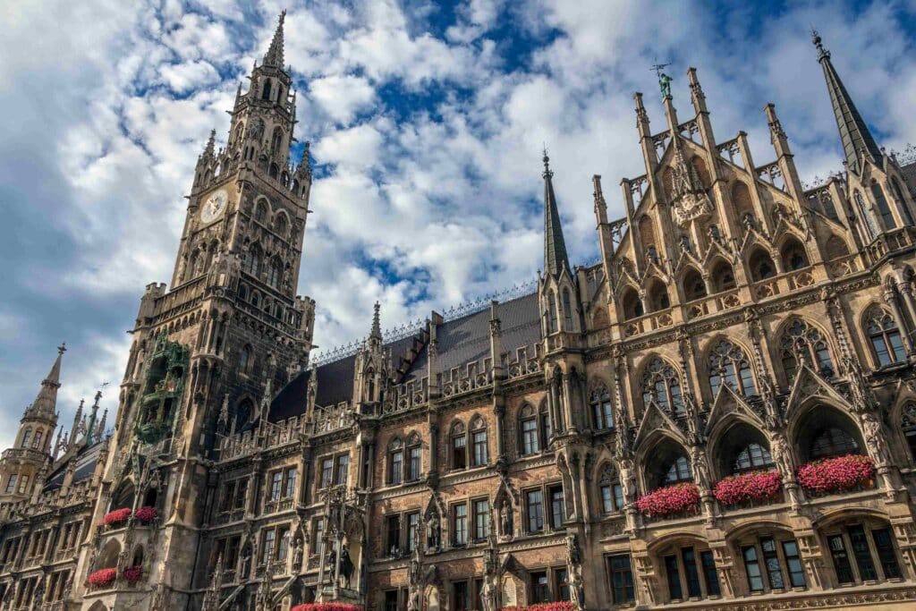 New Town Hall at Munich Bavaria Germany Upscale Elite Escort Munich