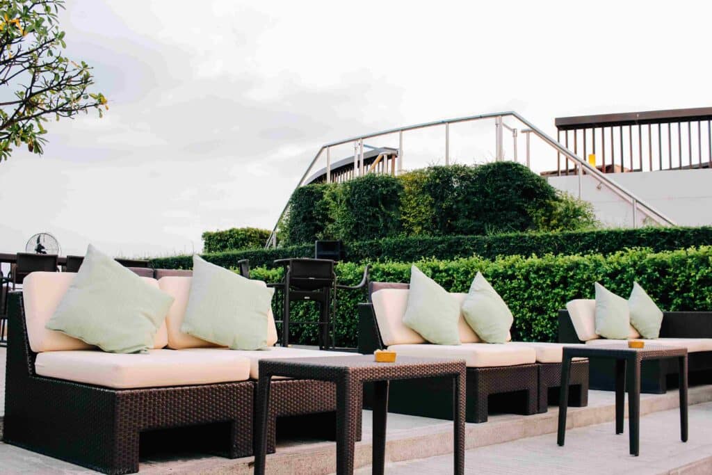 Rooftop Terrace Hotel Setup in Munich Bavaria Upscale Elite Escort Munich