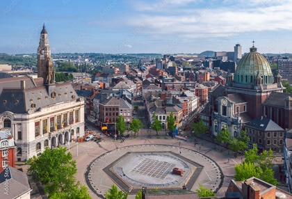 Charleroi Old Town Panoramic View