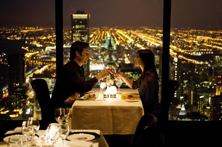 The Signature Room at the 95th​ VIP Dinner Date Escorts in Chicago