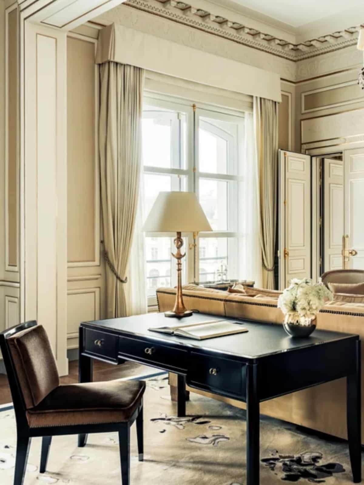 Elegant cream interiors with black accents: Why self-care should incorporate emotional wellbeing