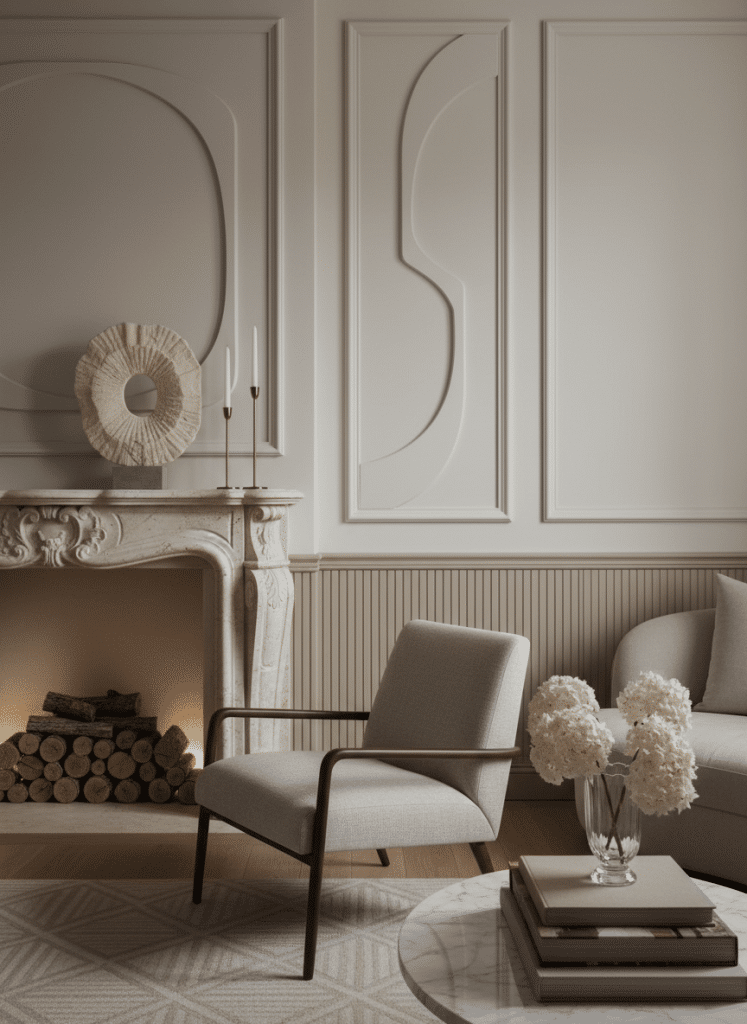 Luxurious chalet interiors: Week-long ski trips with travel companions 