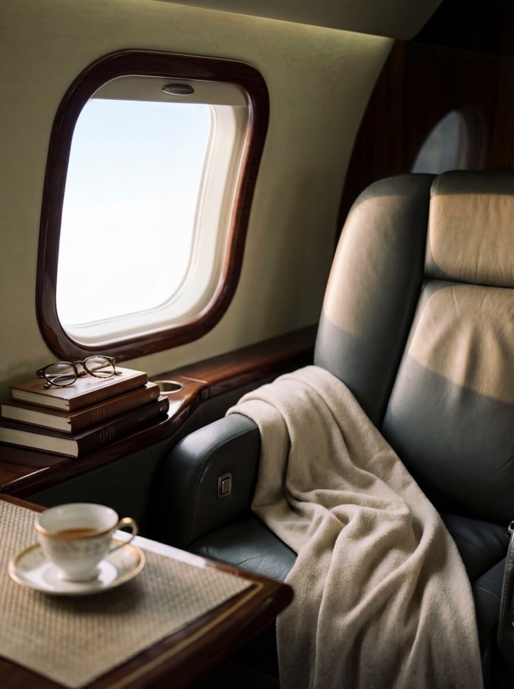 Who books elite escorts for private jets?