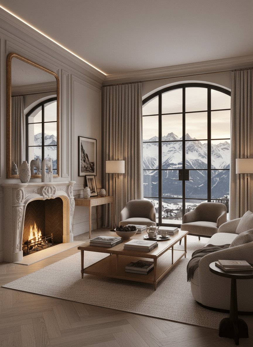 Alpine chalet interiors: Aspen's celebrated dining scene