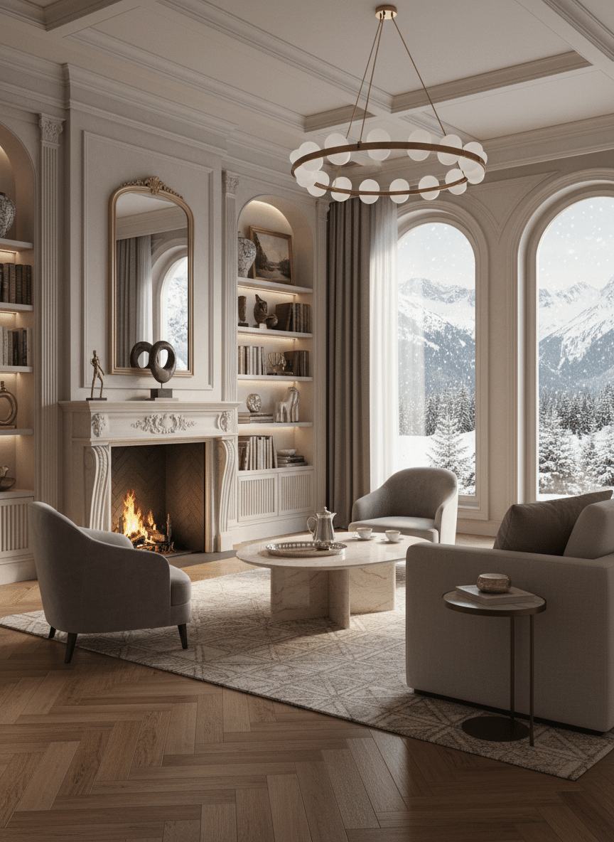 Dining behind a mountain in St Anton